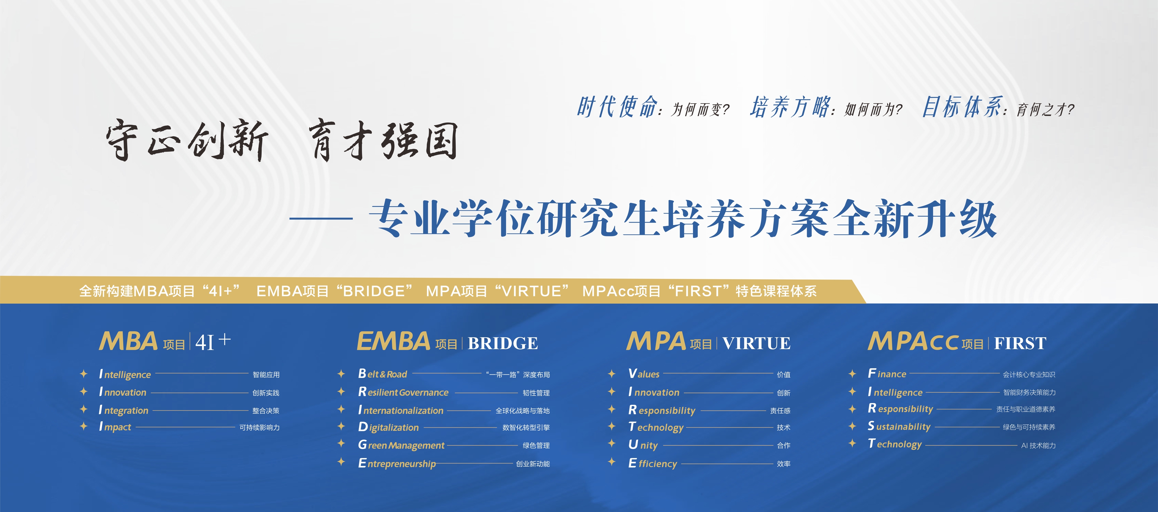 守正创新，育才强国——专业学位培养方案升级